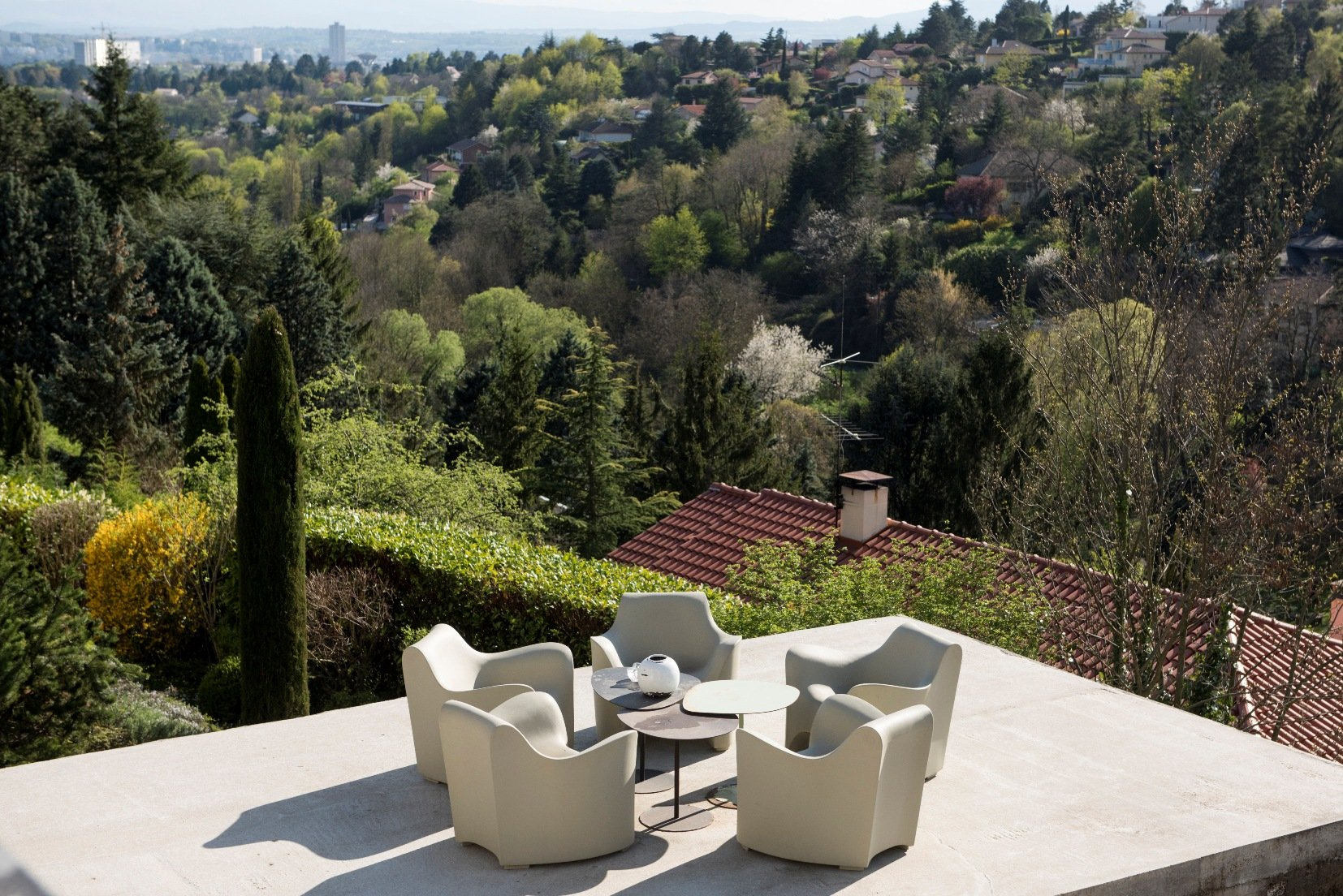 vente SaintCyrauMontd'Or maison contemporaine, vue panoramique